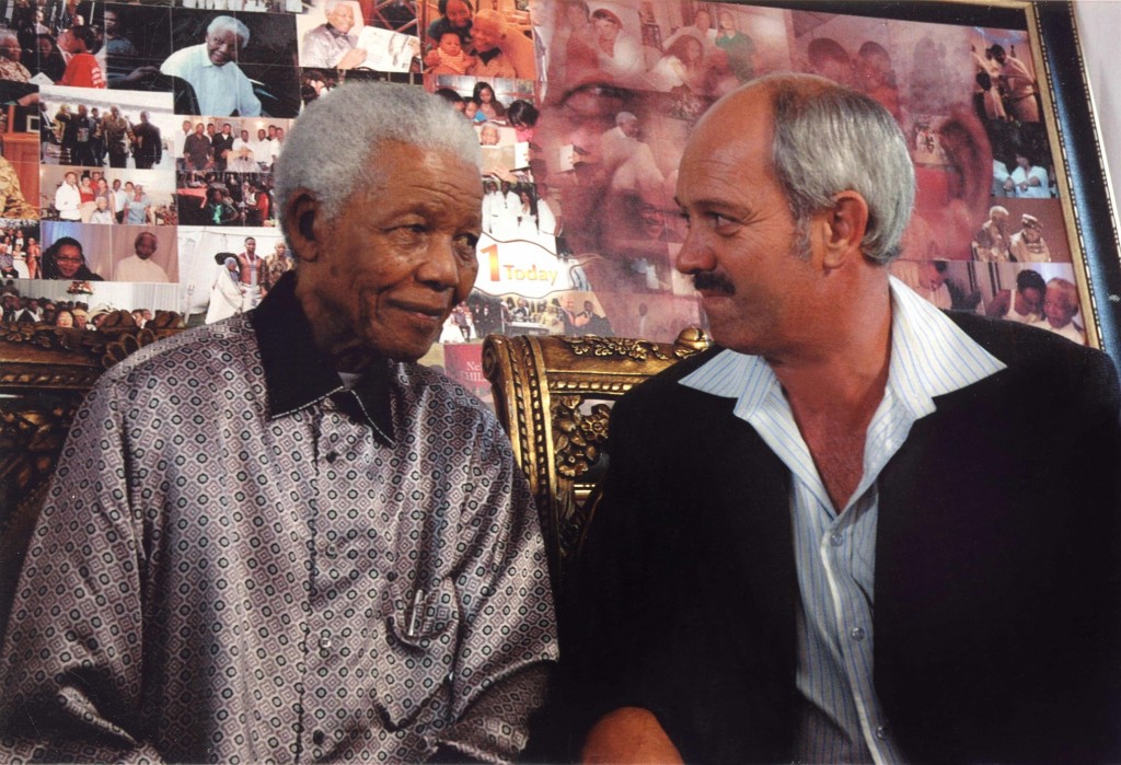 Nelson Mandela with Christo Brand 2