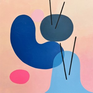 Chopsticks and Beans 45 x 44 2025